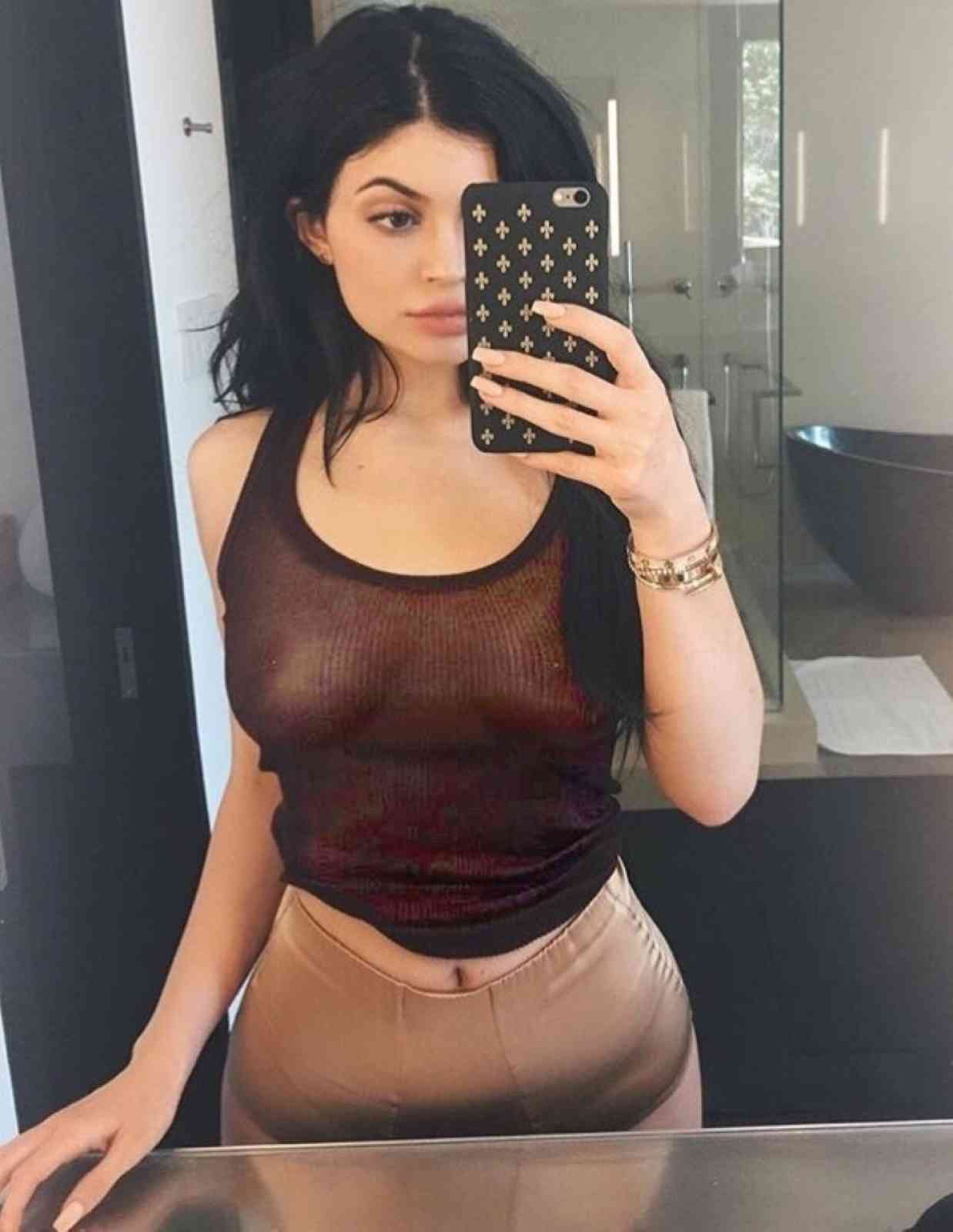 Through nude see tits jenner photos kendall leaked Emma Stone