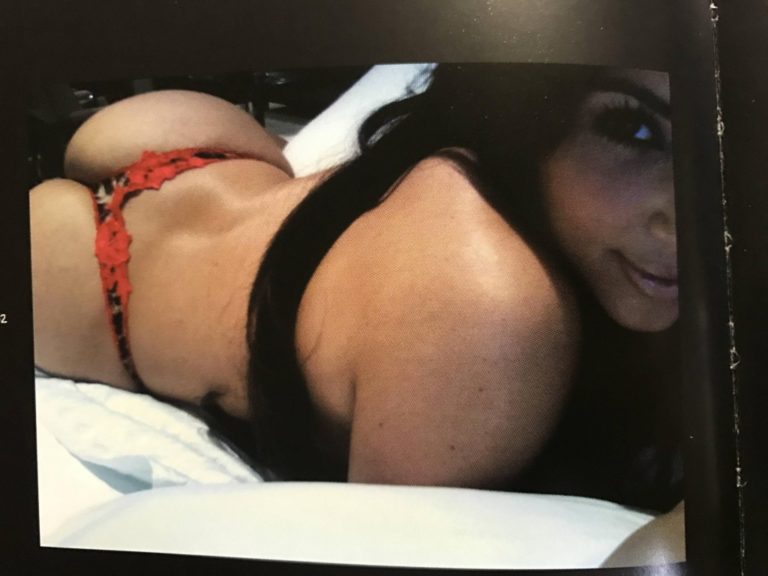 Kim Kardashian thong booty