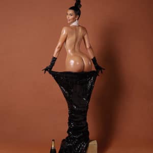 Kim Kardashian butt Paper Magazine