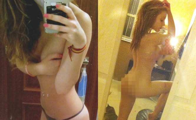 Ariana Grande’s Naughty Bathroom Selfie.