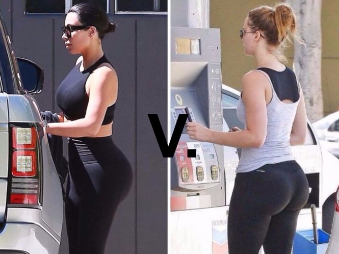 Battle of the buns: Khloé vs. Kim Kardashian | Page Six