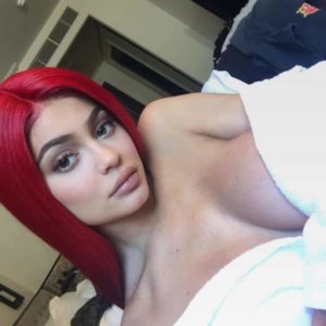 Kylie Jenner seductress in bed